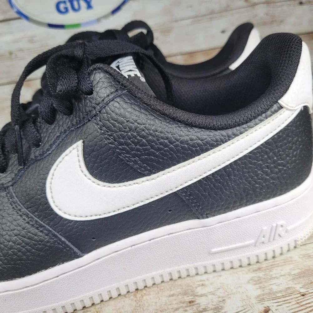 Nike Air Force 1 LV Men's size 9 Black White low top Athletic Shoes - Picture 11 of 16